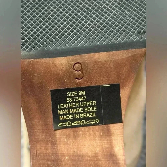 Vintage Y2K Candies Wooden Boho Suede Platform Clogs | Tan | Women’s Size 9 - Picture 8 of 9